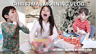 CHRISTMAS MORNING VLOG | opening presents haul, traditions &amp; cooking new recipes!