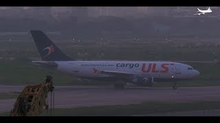 Boeing 777300ER & Airbus A310F Golden Hour Arrivals