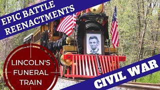 Epic Civil War Reenactment -- Lincoln's Funeral Train