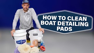 How to Clean Boat Detailing Pads by Marine Detail Supply Co. - Tampa Bay 2,061 views 2 years ago 10 minutes, 30 seconds