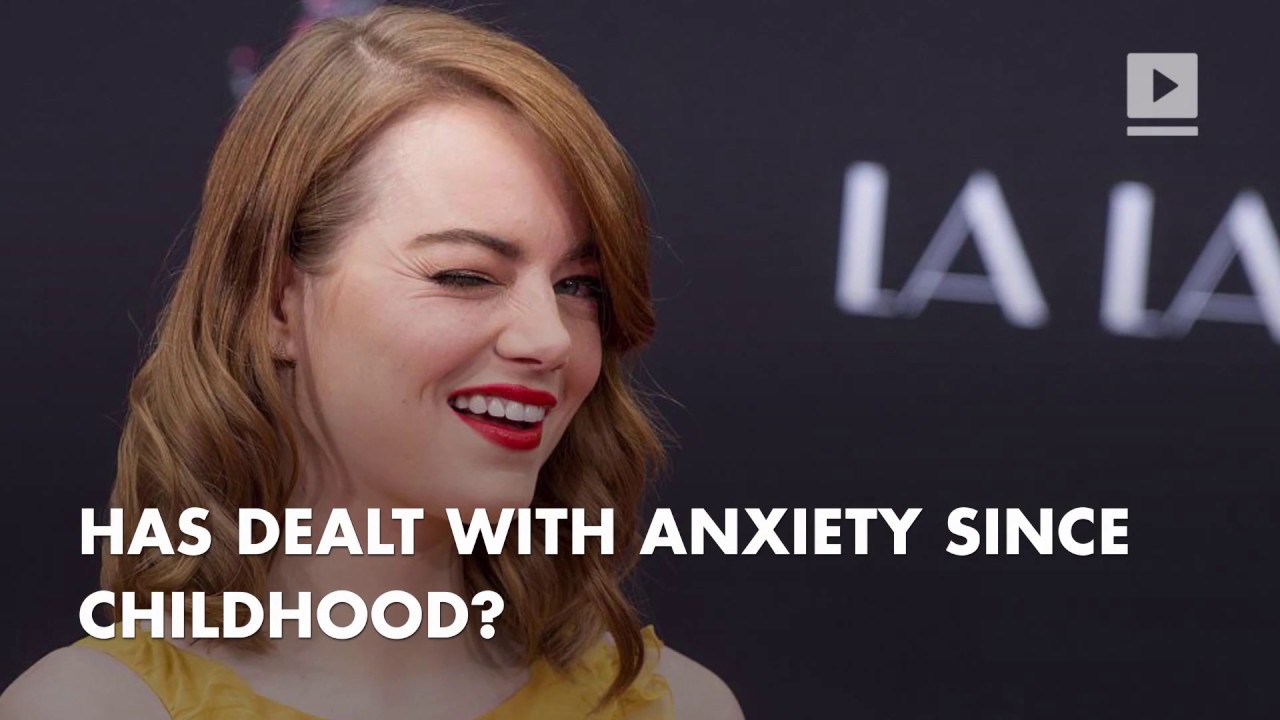 How Emma Stone deals with her anxiety - YouTube