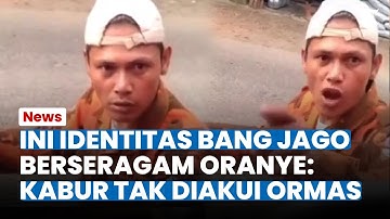 TERKUAK! Ini Identitas Bang Jago Berseragam Oranye yang Palak Sopir di Bogor, Kabur Tak Diakui Ormas