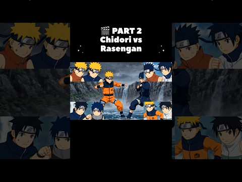 Which jutsu is stronger? ⚡🔥#naruto #sasuke #chidori #rasengan#shorts#usa#japan#anime#japananimations