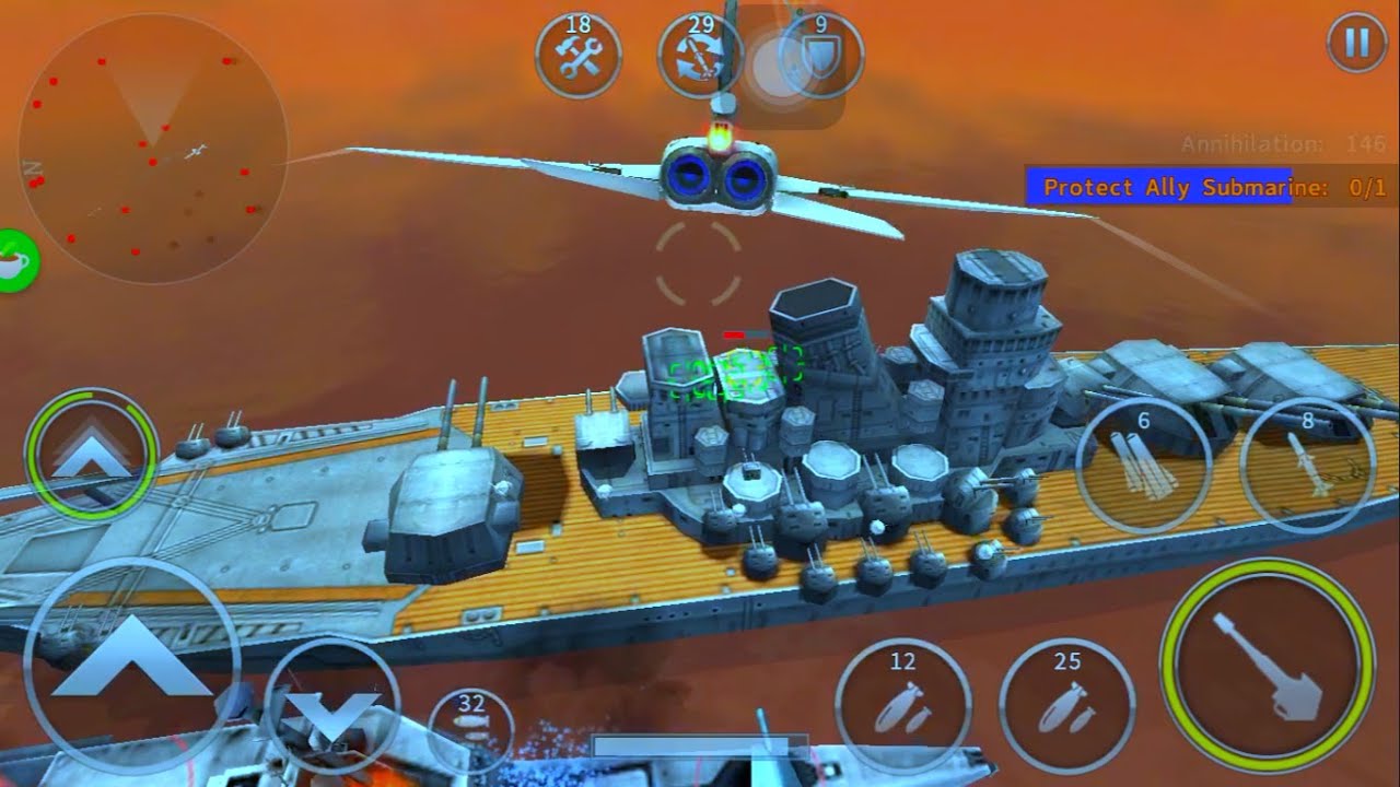 gunship battle Backfire | gunship battle helicopter 3D gameplay