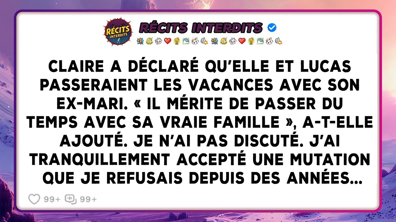 Ma Femme A Dit Qu'elle Passerait Les Fêtes Avec Son Ex Pour Que Mon Beau-fils Soit Avec Sa...