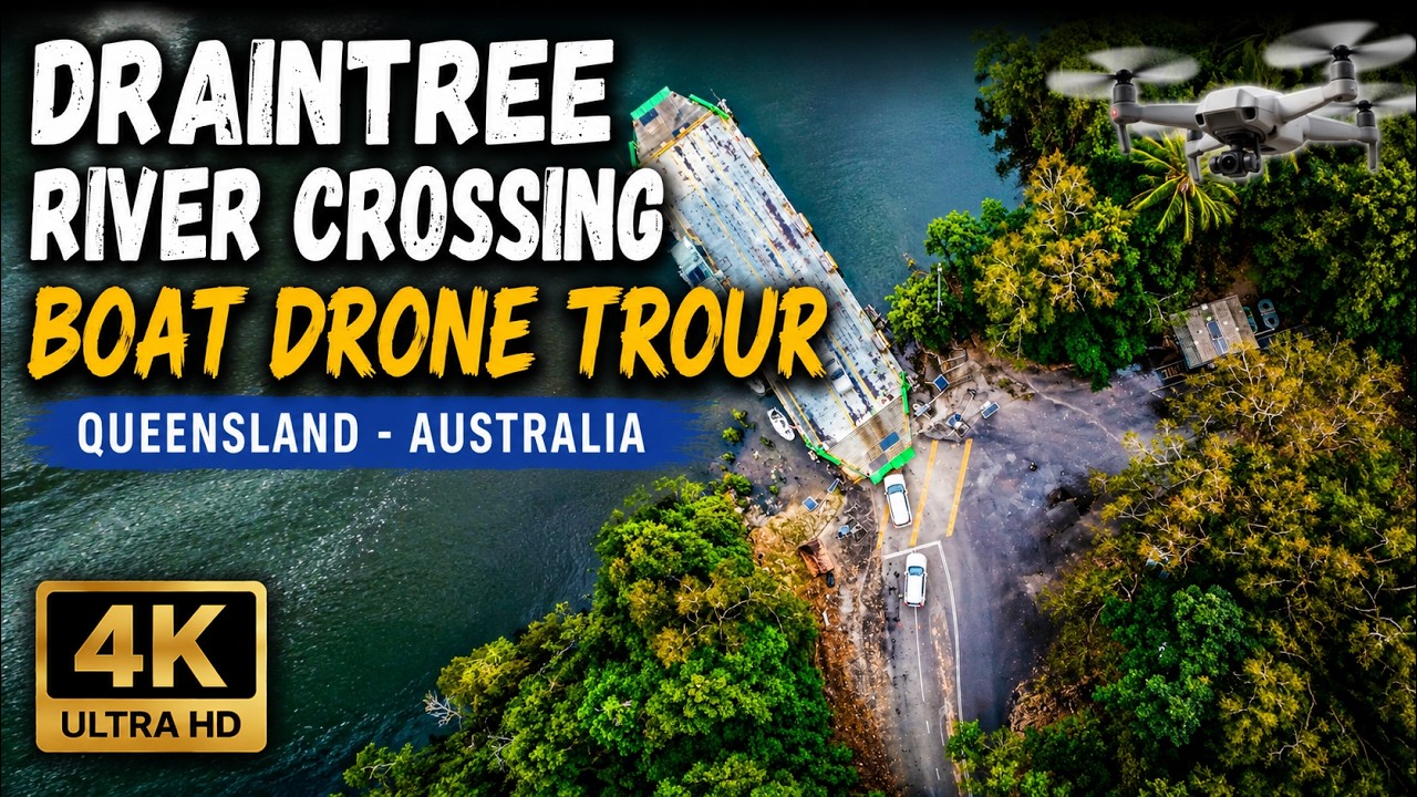 DAINTREE RAINFOREST RIVER CROSSING - Queensland - Australia!