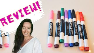 Low Odor Dry Erase Markers Unboxed & Reviewed: Fine Tip, 8 Colors