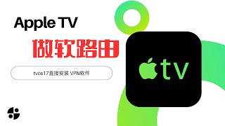 Apple TV直接使用VPN成为软路由保姆教程，既是电视盒子又是软路由