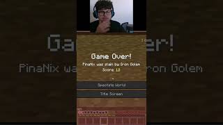 Minecraft But Every 15 Seconds Something Random Happens  #minecraft #challenge #minecraftshorts