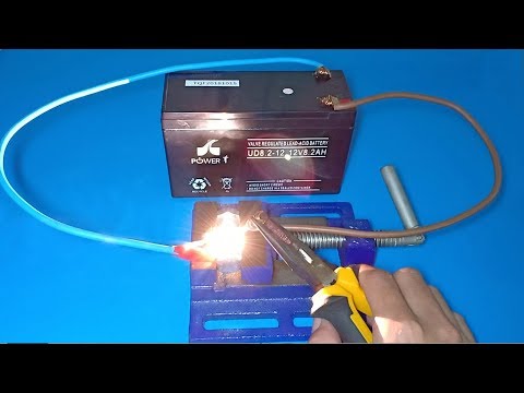 How to make welding machine using only 12V Battery