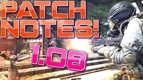 1.08 PATCH NOTES for COD BO4! (New Call of Duty Black Ops 4 Update)