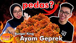 Nyobain Ayam Geprek BK!! PEDAS GAK SIH??? ft. Hesty Desviani 【Treat & Talk】