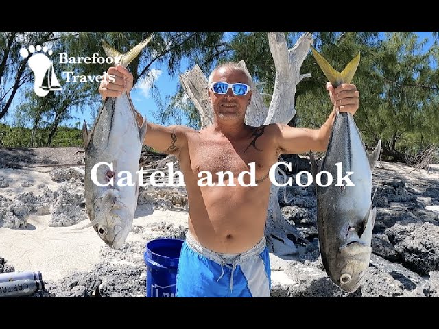 Catch and Cook: With a Home Made Spear (S4 E25 Barefoot Travels)