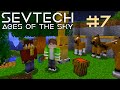 SevTech: Ages of the Sky #7 Первая ЭПОХА! Ритуалы Тотемик! Выживание в Майнкрафт с модами!