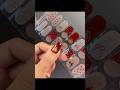 Red heart gel nail stickers😻#nails #nailsart #pressonnails #gelnails #handmade