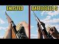 Enlisted vs Battlefield 5 - Weapons Comparison