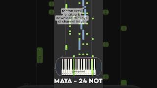 Telolet Basuri Nada Maya 24 Not Versi Pianika shorts basuri telolet