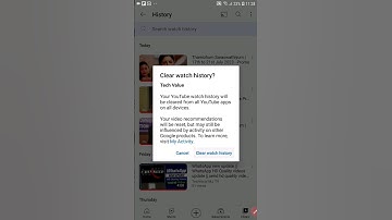 How to clear YouTube Watch history in a Click #youtube #watchhistory #youtubewatchhistory