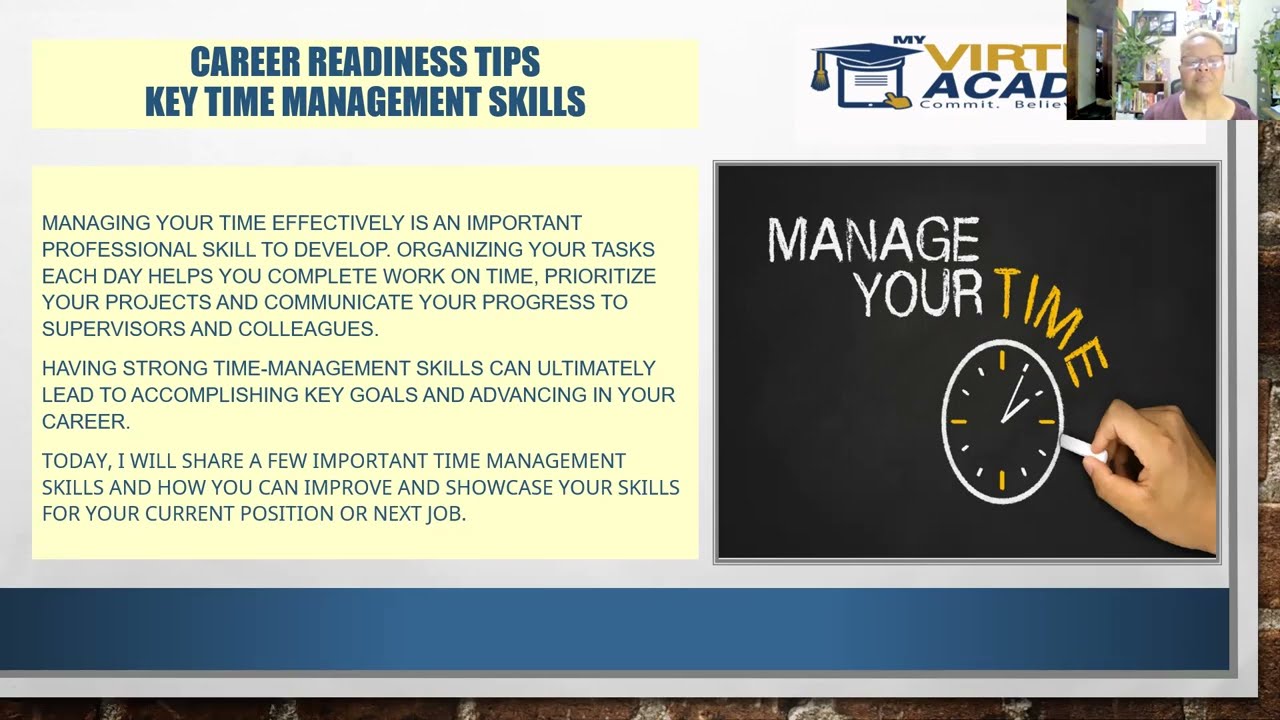 Job Alert! Job Readiness Tips - Key Time Management Skills