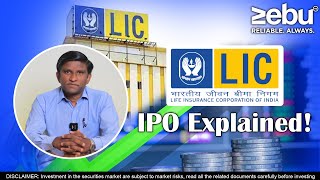 LIC IPO in Share Market | IPO | Demat Account | Pravin Kumar | Tamil | ZEBU