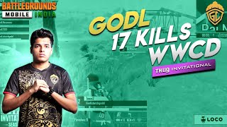 Godl 17 kills Domination (WWCD) in thug invitational | Clutchgod solo 7 kills