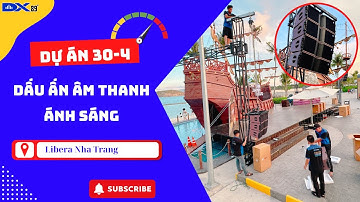 Thi Công Dàn Array Qha Kara 210 Và Hệ Thống Đèn Ngoài Trời - Dự Án Âm Thanh Ánh Sáng - Resort Libera
