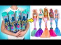 Unboxing barbie color reveal  srie sirnes