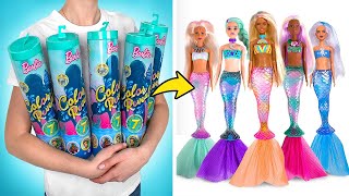 Unboxing Barbie Color Reveal - Série Sirènes