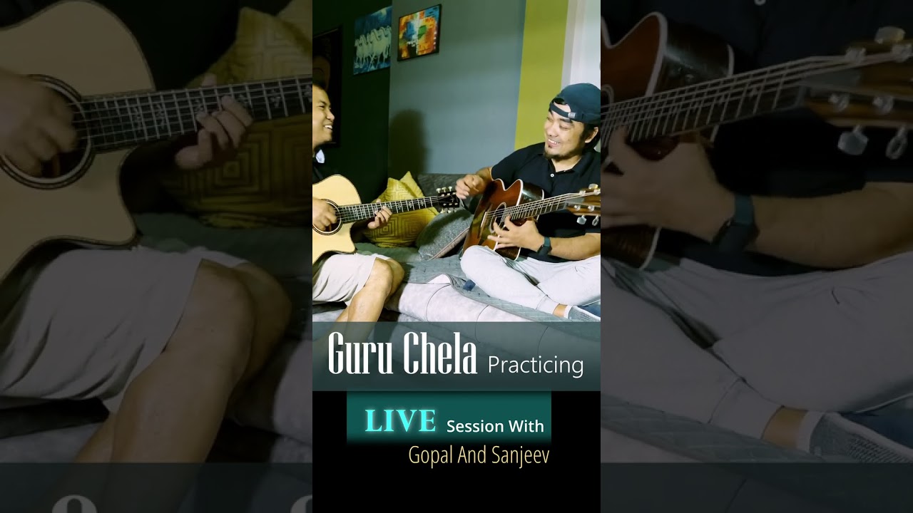 Guru Chela Jamming Gulabi Aankhen Jo Teri Dekhi  Acoustic Guitar Jam Session Mohammed Rafi