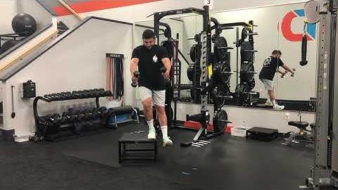 Matthew Ibrahim | DB Elevated 1-Leg Squat