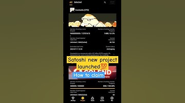satoshi new airdrop 💯 satoshi new project #satoshinewupdate