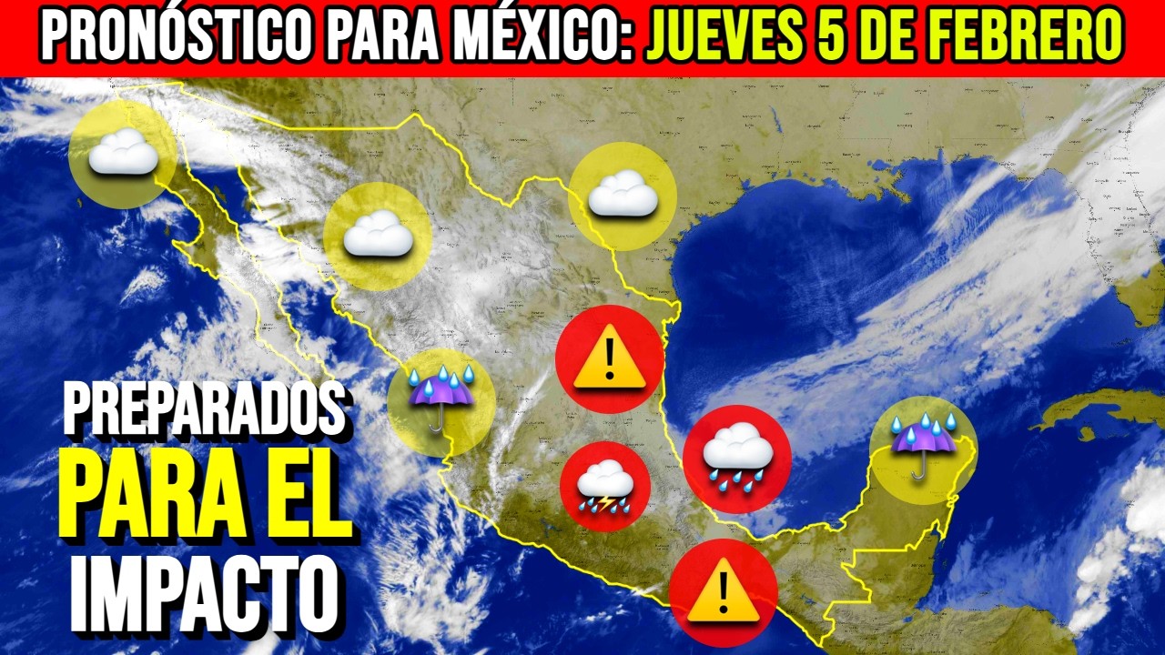 🌨️ Este frente frío traerá nieve y lluvias intensas...