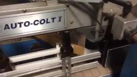 NJM Auto-Colt I Pressure Sensitive Wrap-Around Labeler