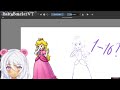 Full Princess Peach Sketch w/ my AMAZING Voice Over.
