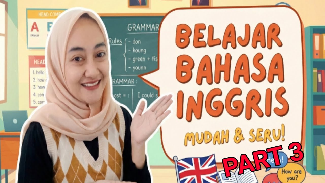 BELAJAR BAHASA INGGRIS DASAR UNTUK PEMULA : JENIS - JENIS NOUN 😛‼️EASY AND FUN