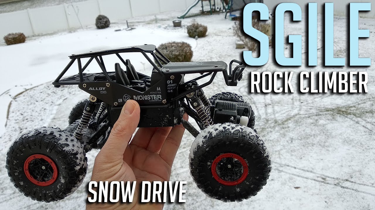 remolque SGILE Rock Climber Snow Test Drive
