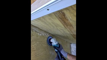Sanding Plywood for Pool Liner Install! 🛠️🪚