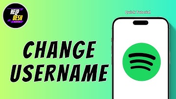 HOW TO CHANGE SPOTIFY USERNAME