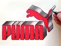 How to Draw the PUMA Logo in 3D - Best on Youtube