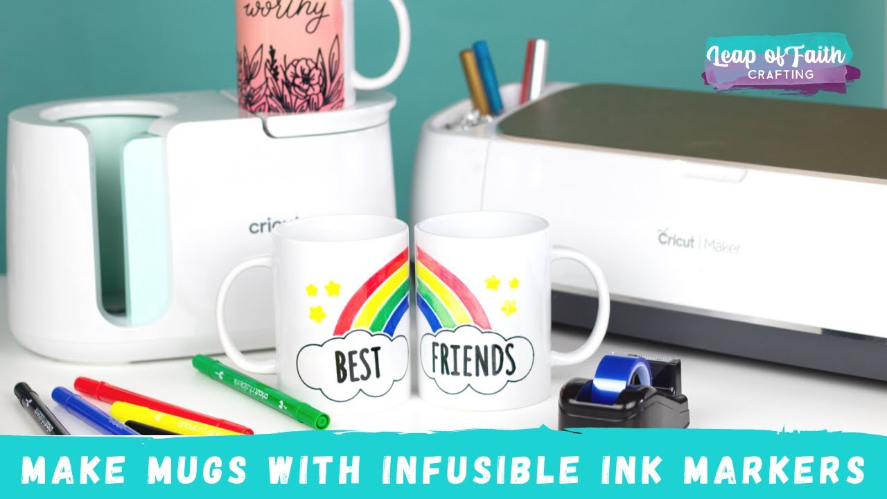 How to use Infusible Ink pens on a mug - NeliDesign