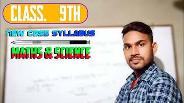 New syllabus of math of class 9th(2020-21)