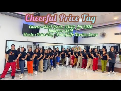 CHEERFUL PRICE TAG LINE DANCE | Improver Level | Choreographer: Kani Lenak (INA) - JULY 2026