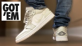 The Best Winter Sneaker Jordan 1 Low White Camo On Feet Youtube