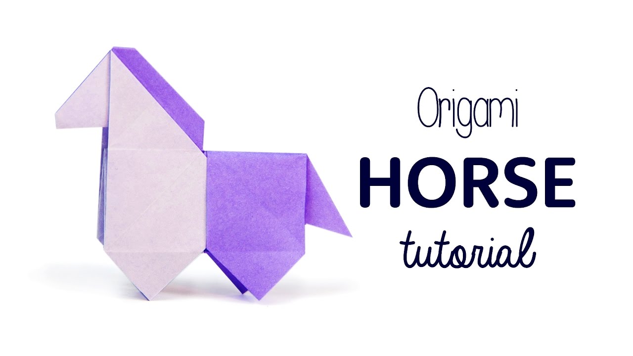 Origami Horse Tutorial DIY Paper Kawaii YouTube