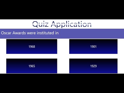 QUIZ APPLICATION IN C# WITH SOURCE CODE