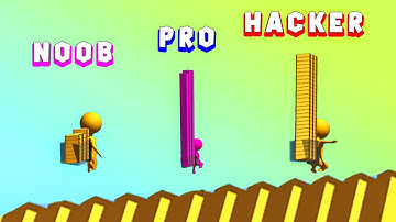 Stair Run-Noob vs Pro vs Hacker