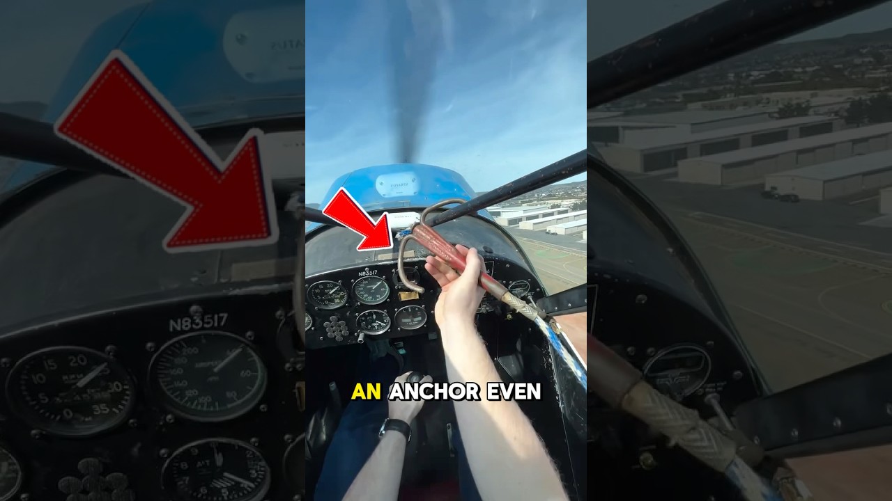 When a Plane Meets an Anchor: A Flag-Lifting Challenge! 