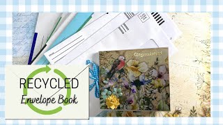 Recycled Envelope Book With Lots Of Pockets (Giveaway Ended)