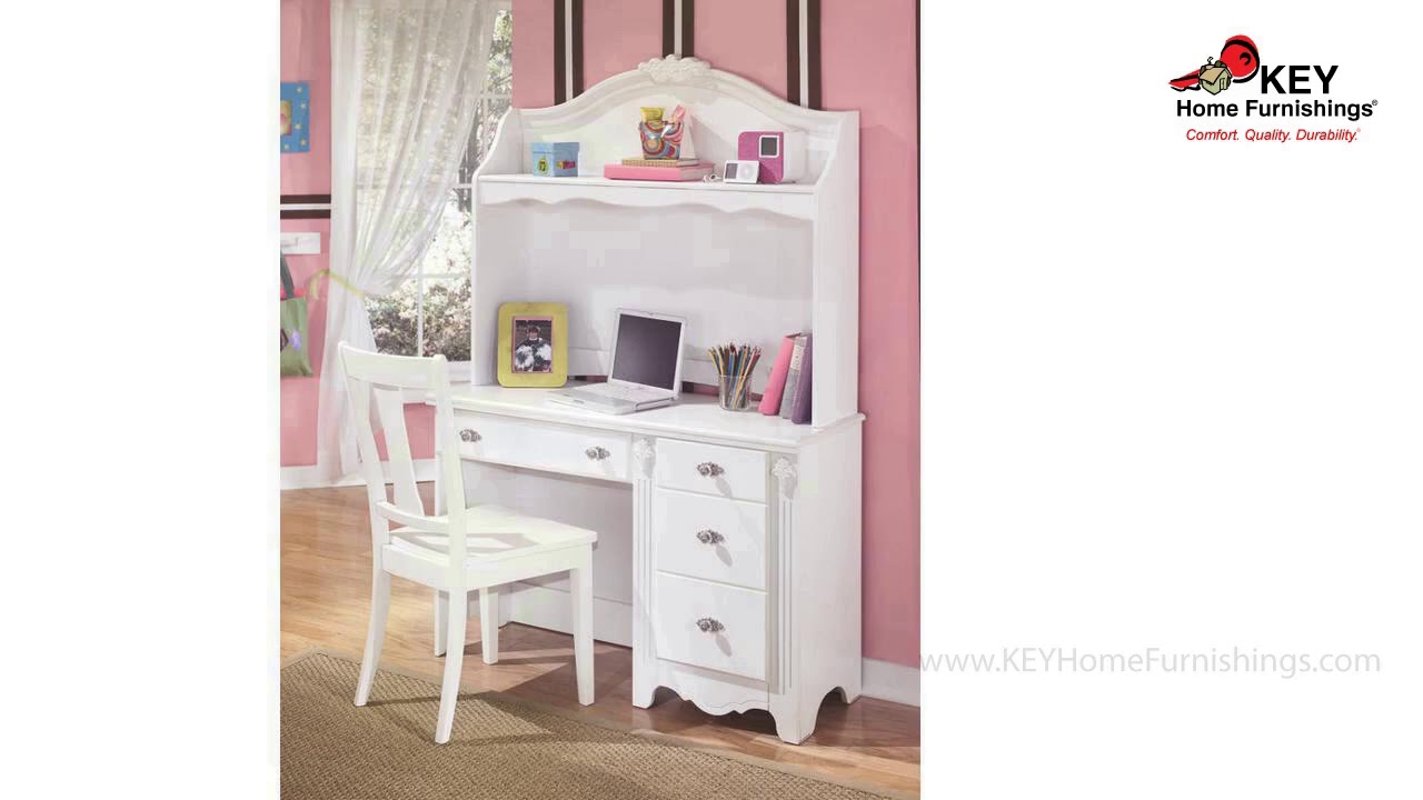 Ashley Exquisite Bedroom Desk B18822 KEY Home YouTube