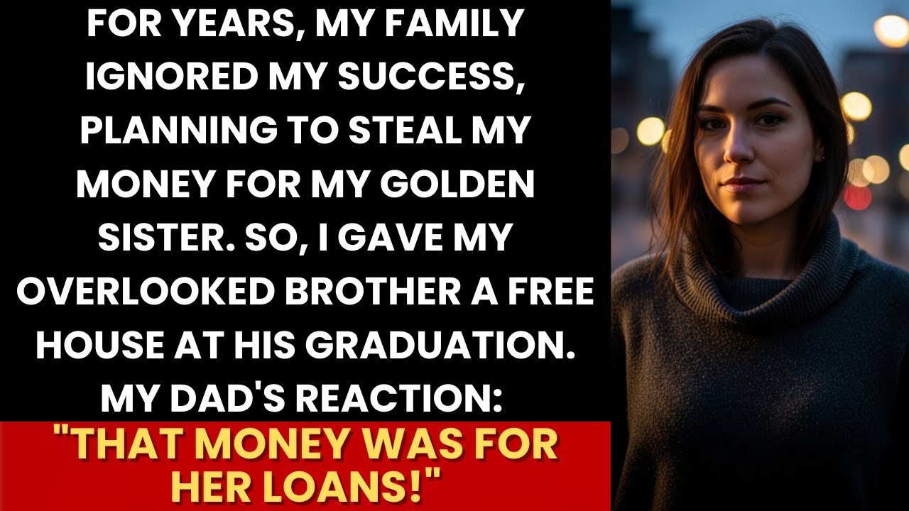 My Dad Screamed, "That Money Was For Her Loans!"—But I Gave My Brother a House Instead